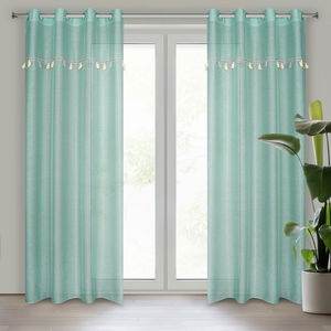 Záclona 140x250 cm Kinder (mátová)