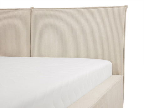 Manželská postel 160 cm Camtana (šedá + černá) (s roštem) (s úl. prostorem)