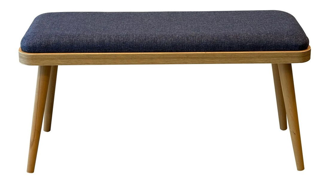 Lavička Vineya (dub + modrá)