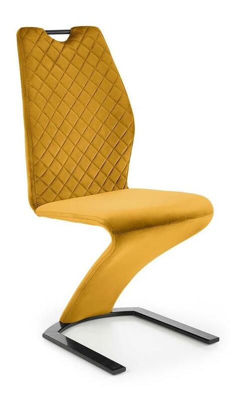 Jídelní židle Klamgan (hořčičná)