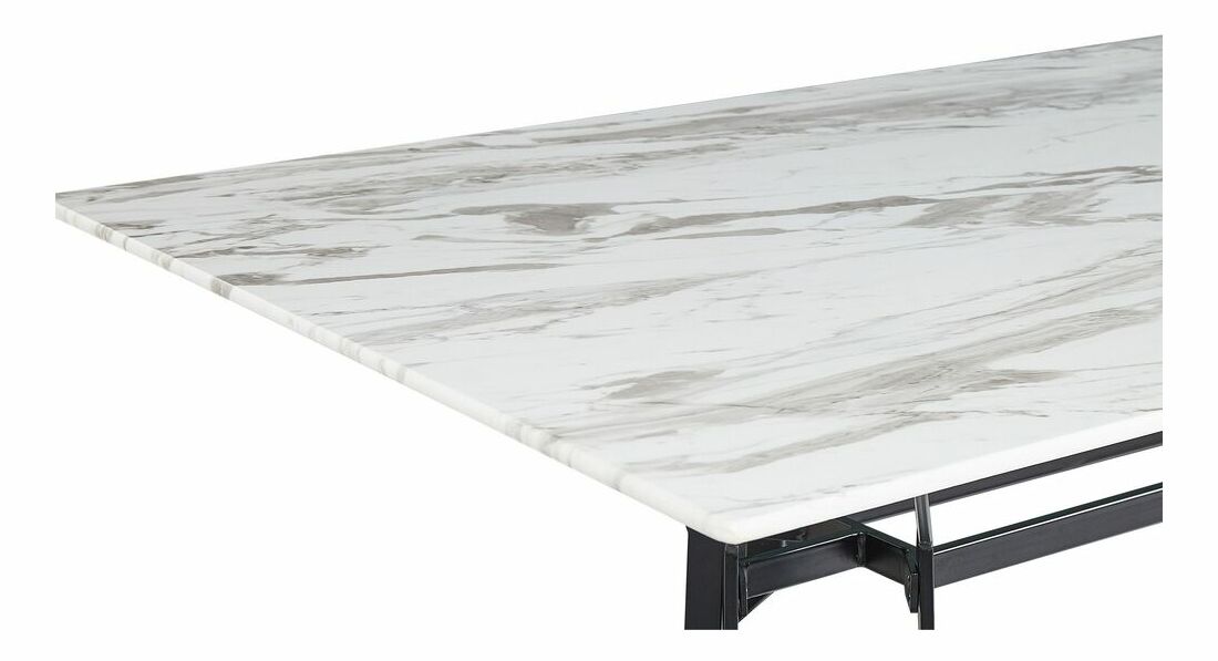 Jídelní stůl BANOLA (černá) (pro 6 osob)