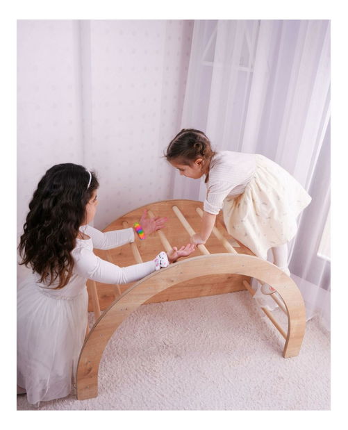 Lezecká souprava pro děti Sicup (hnědá)