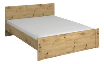 Manželská postel 160 cm Andra (dub artisan) (bez roštu a matrace)