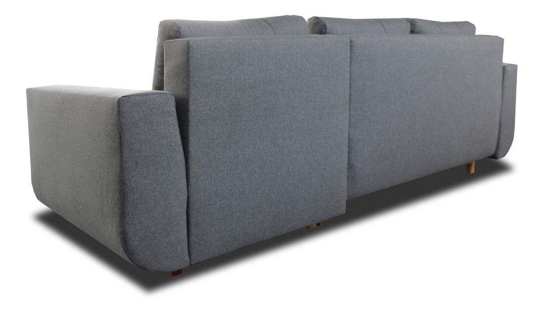 Rohová sedací souprava Maubli (grafit) (L)