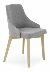 Jídelní židle Tamie (světle šedá + dub sonoma)