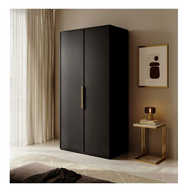 Šatní skříň Forry V (černá)