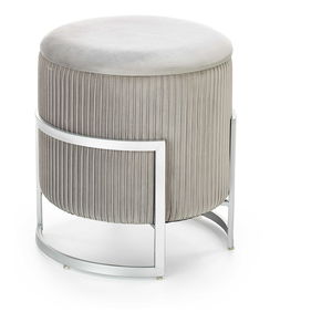 Taburetka Clora (šedá)