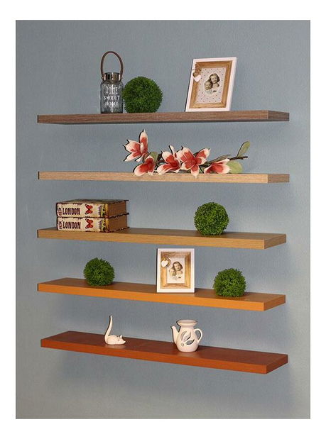 Nástěnná police Portero (dub)