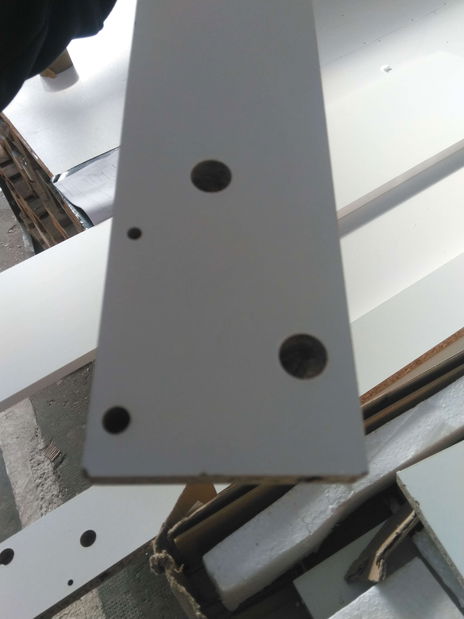 Barový stolek Matioso 1 (dub sonoma + bílá) *bazar