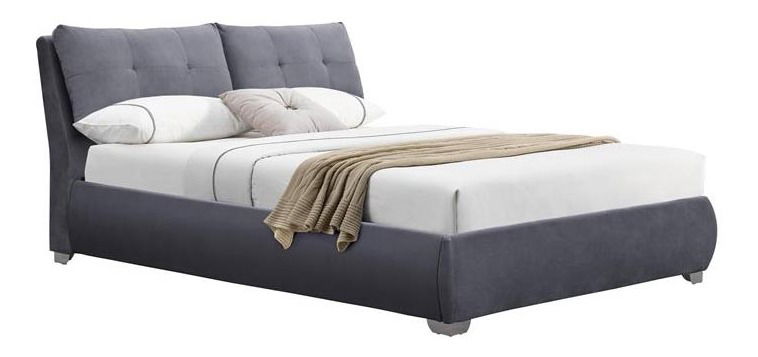 Manželská postel Brila (šedá)