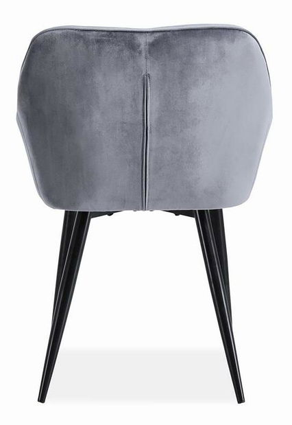 Jídelní židle Krysta (popelavá + černá)