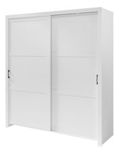 Šatní skříň s posuvnými dveřmi Framoretta 1 (bílá)