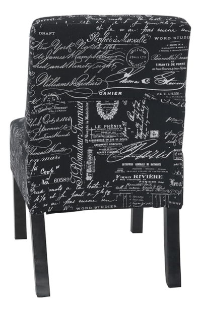 Křeslo Henriot (černo bílý vzor)