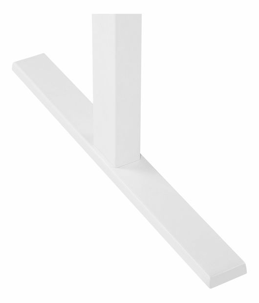 Psací stůl DESIRE II (130x72 cm) (šedá + bílá) (manuálně nastavitelný)