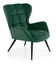 Relaxační křeslo Tawanna (tmavozelená)