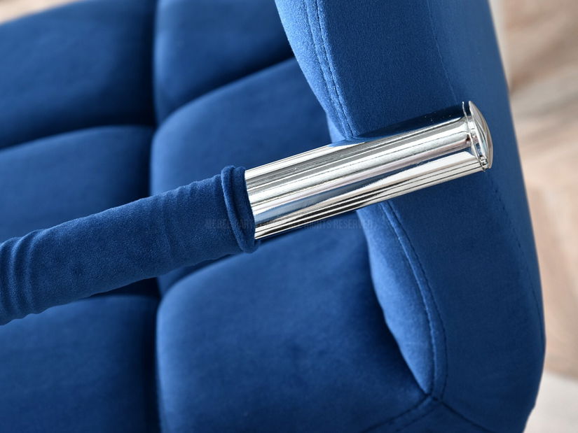 Židle Elita (námořnická + chromová)