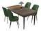 Jídelní set Nilla (ořech barokní + cihlová) (pro 4 osoby)