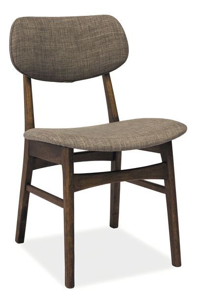 Jídelní židle Donat (ořech + šedá)