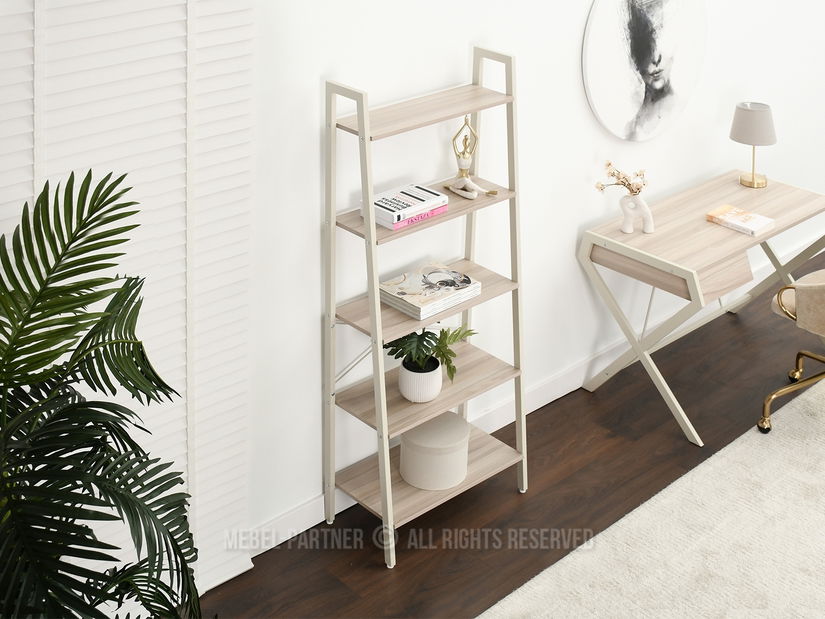 Regál Jeans (popelaváo béžová + krémová)