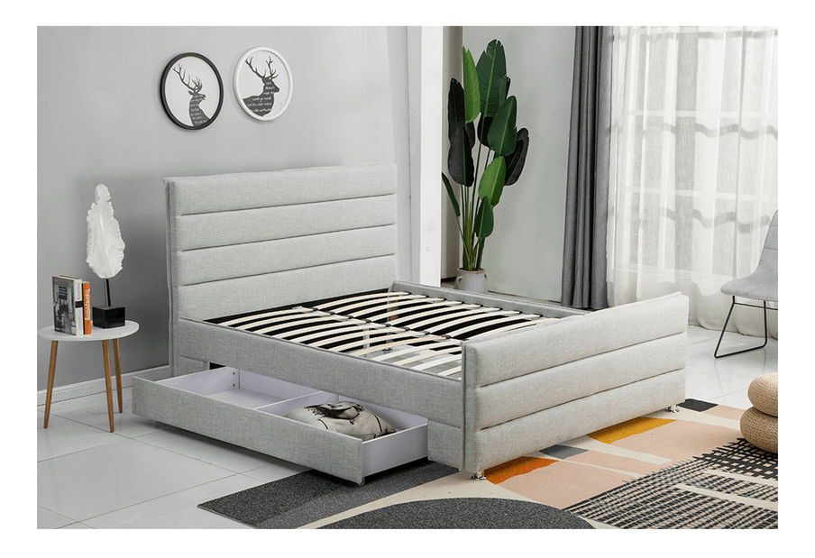 Manželská postel 180 cm Elemera (s roštem)