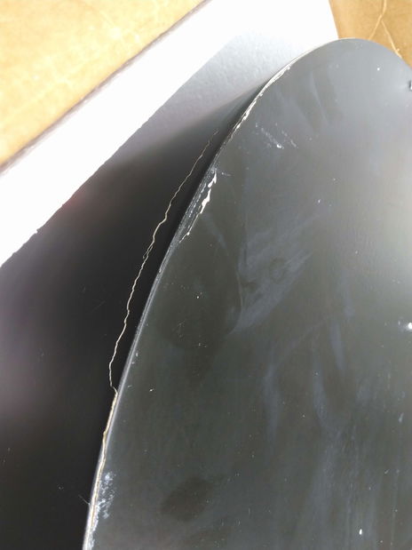 Jídelní stůl Alphonse (šedá + černá) (pro 4 osoby) *bazar