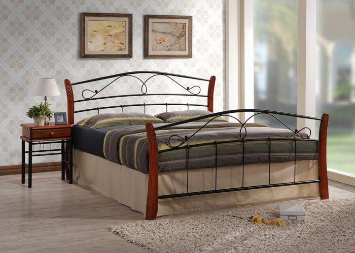 Kovová manželská postel 180 cm Atlanta