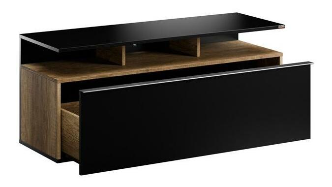 TV skříňka Thea 1 (černá + ořech)