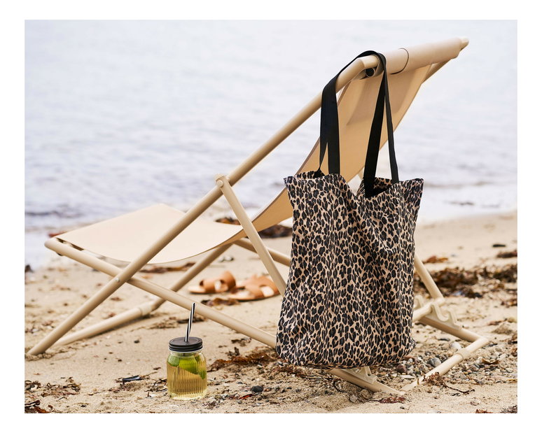 Plážová taška Amilina (leopard)