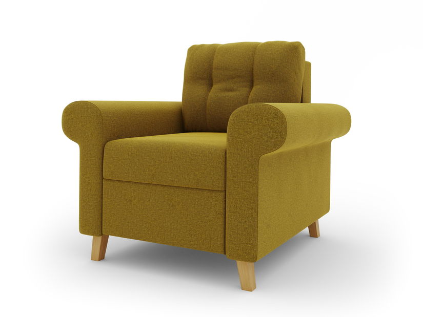 Křeslo Ostrol (žlutá)