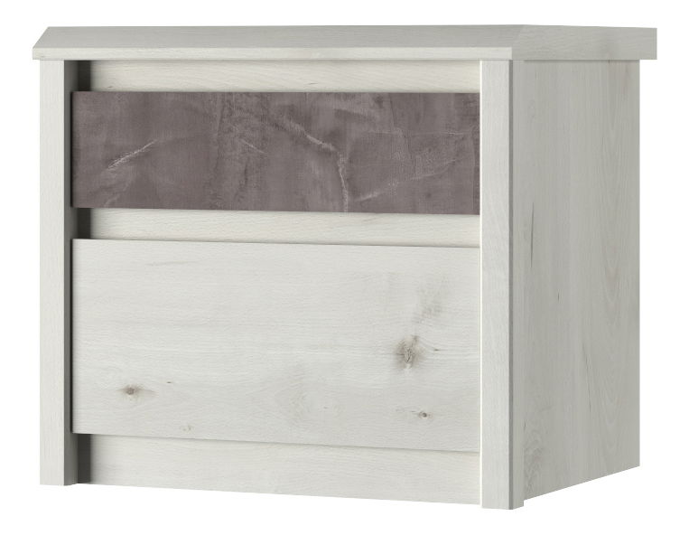 Noční stolek Norine (olše polární + onyxová)