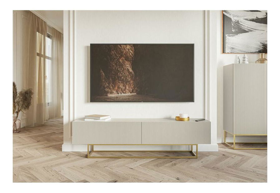 TV skříňka/stolek Vertigo V2 (sivobéžová)