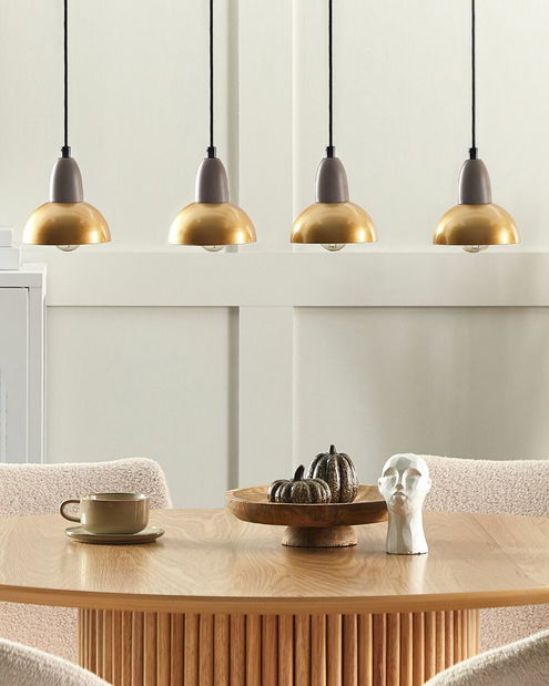 Závěsné svítidlo Colleen (mosaz)