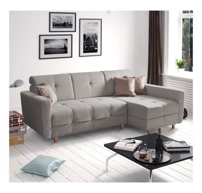 Sedací souprava Haveron (P) (šedá)