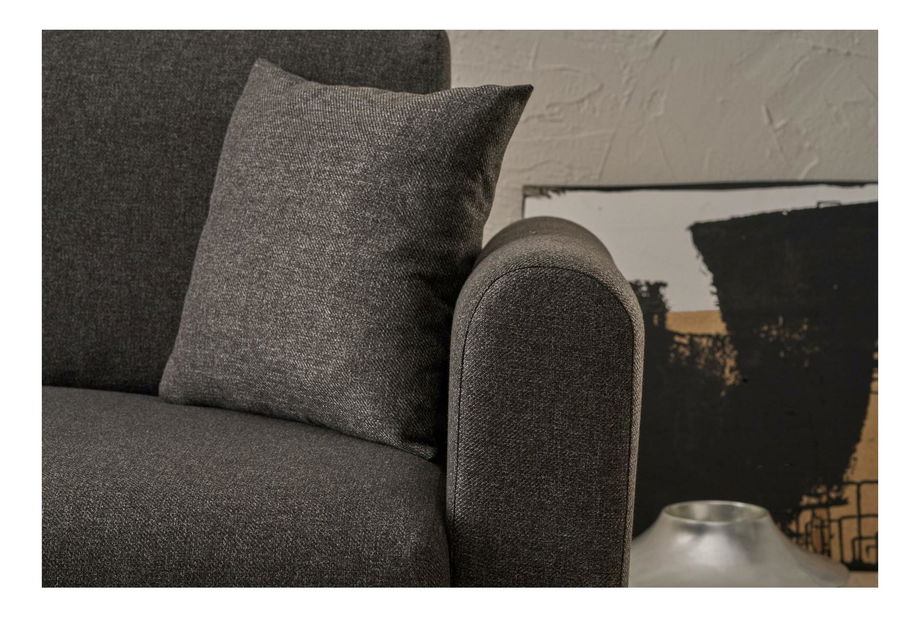 Rohová sedací souprava Minty (L) (antracit)