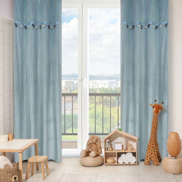 Záclona 140x250 cm Vehicle (mořská)