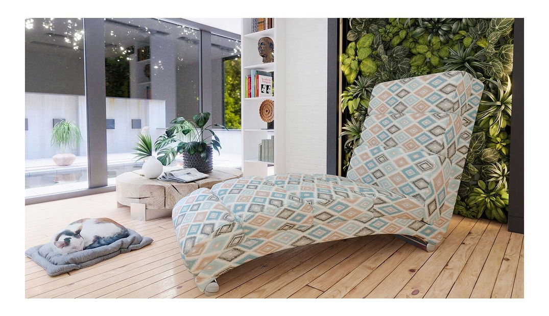 Čalouněné relaxační křeslo Laresa (ekokůže Soft 017 + Lawa 06)