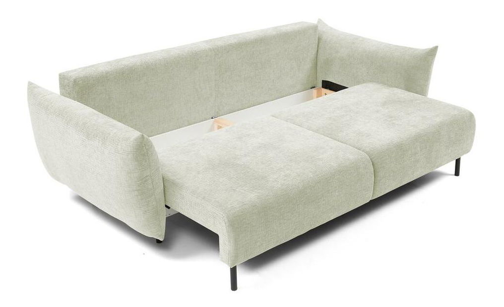 Pohovka trojsedačka Cinderella (bílá + černá)