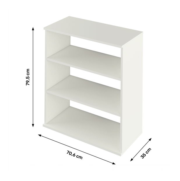 Regál typ 4 Ressan (bílá)