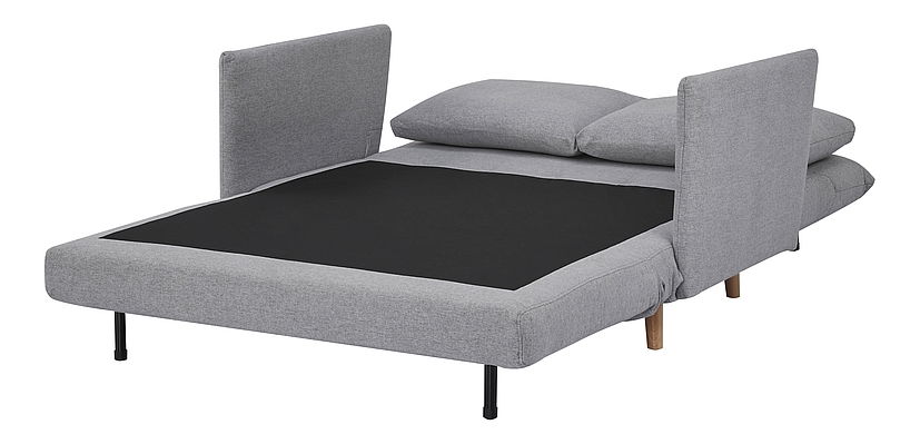 Sedačka futon Wally (šedá)