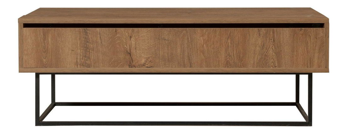 Souprava nábytku do obývacího pokoje Laxi 17 (ořech + černá)