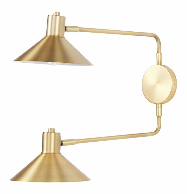 Nástěnné osvětlení Kadza (zlatá)