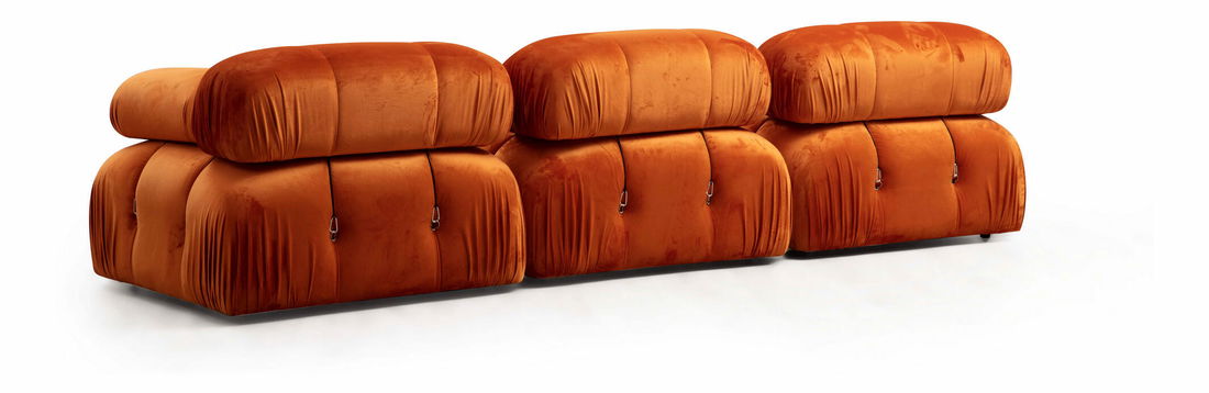 Rohová pohovka Bubel (oranžová)