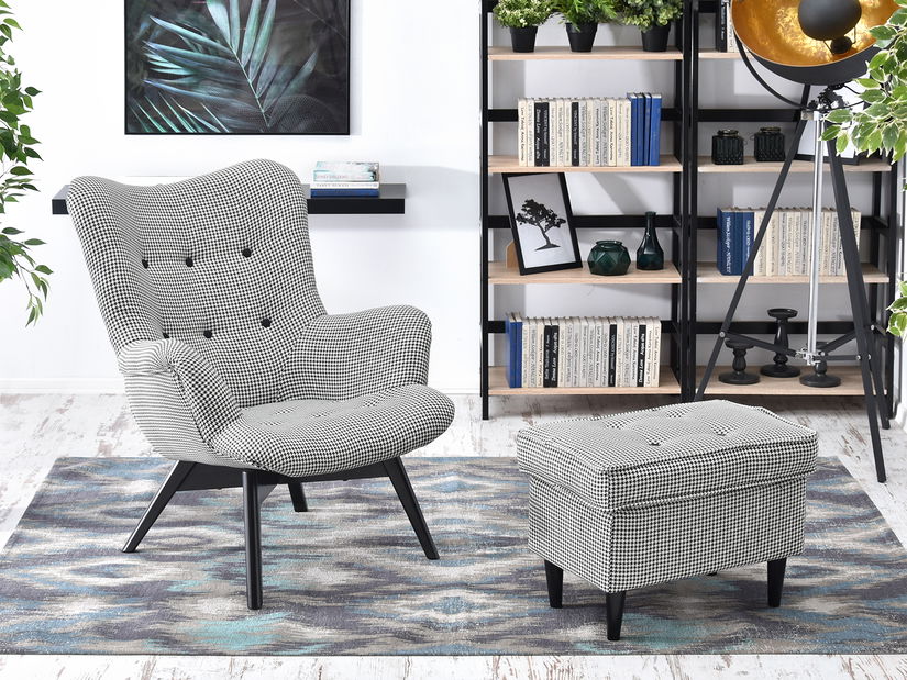 Relaxační křeslo Florentino (černá)