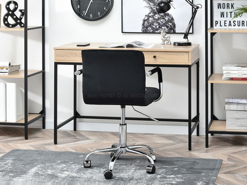 Židle Elita (černá + chromová)