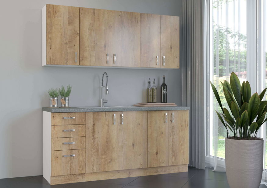 Dvířka na vestavěnou myčku Sylrona ZM 570 x 596 (dub lefkas)