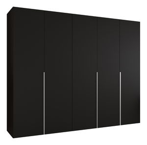 Šatní skříň 250 cm Alice 1 (černá + kašmír)