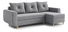  Rohová sedací souprava Eugenie (P) (šedá)