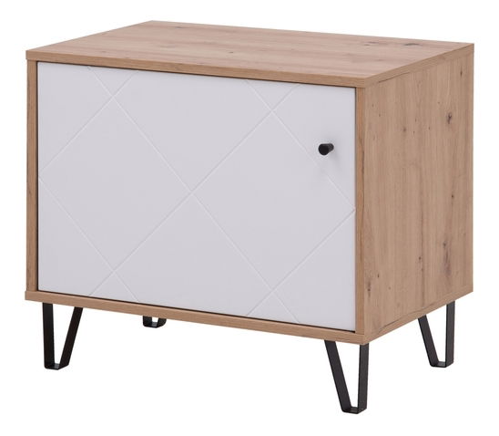 Skříňka na boty Bonny BL20 (dub artisan + bílá matná)