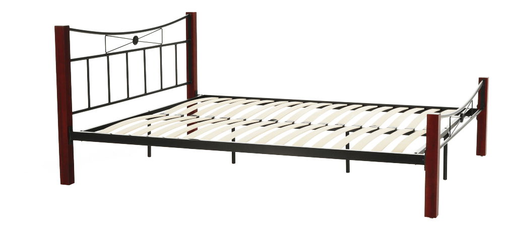 Manželská postel 140 cm Pearly (s roštem)