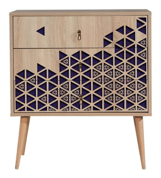 Komoda Troy 123 (dub sonoma)